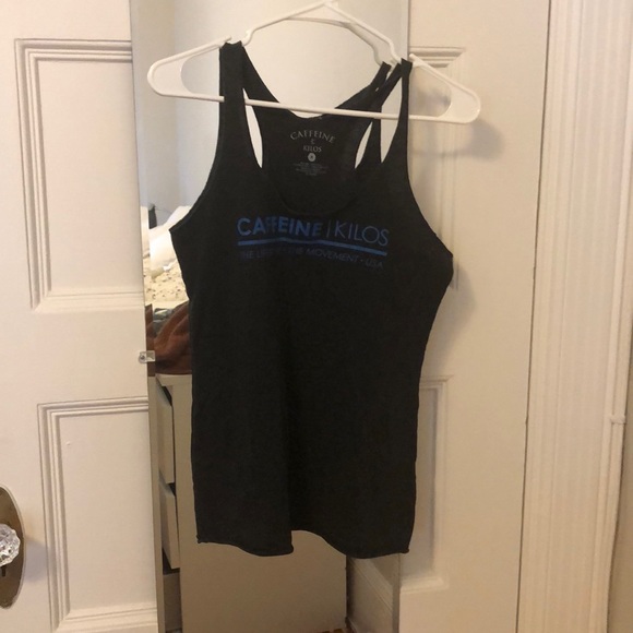 Caffeine and kilos workout tank size M - Picture 3 of 3